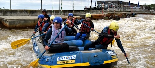 MITGAS Schüler-Rafting im Kanupark Markkleeberg